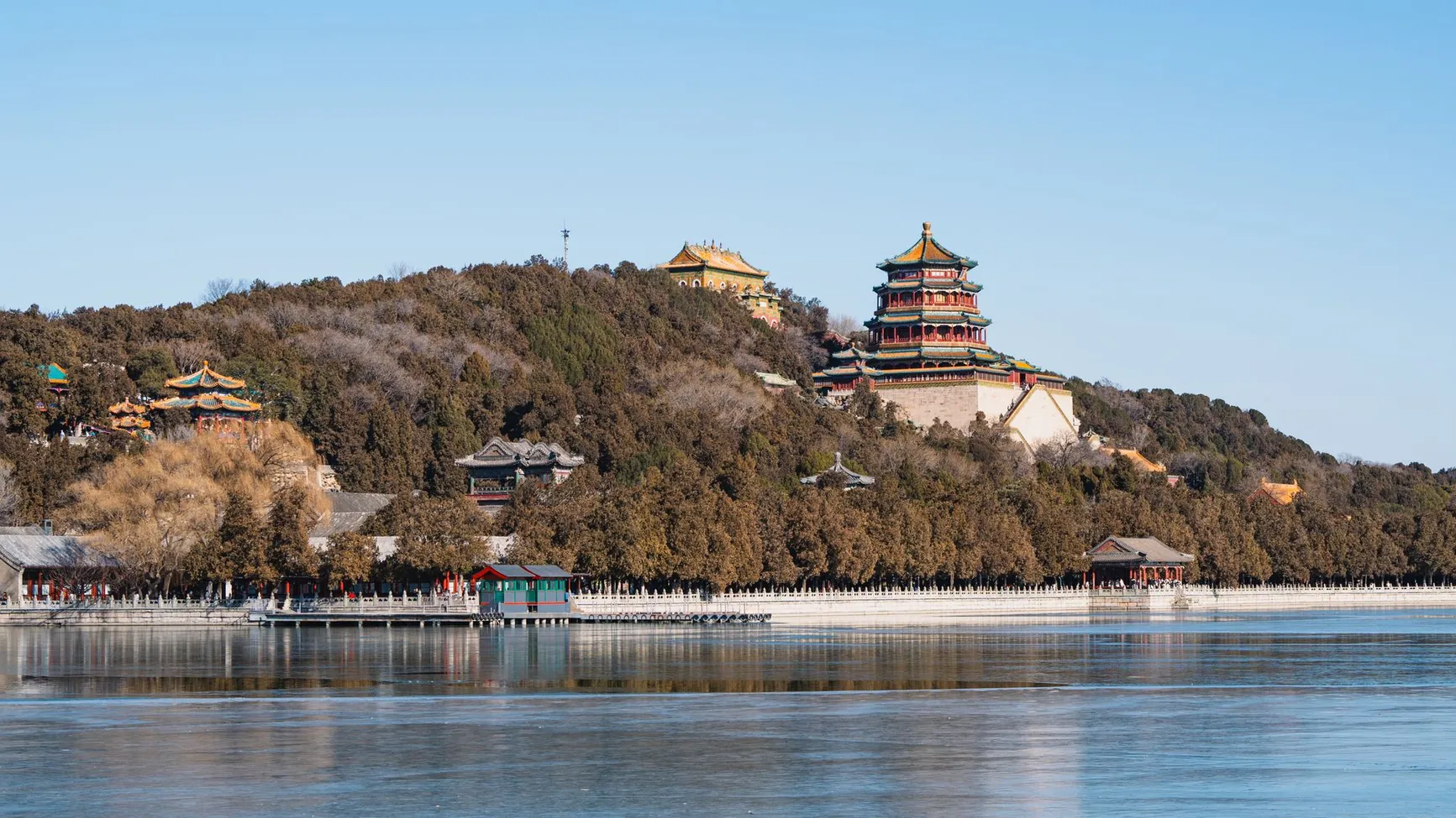 Kunming Lake and the Summer Palace landscape in Beijing