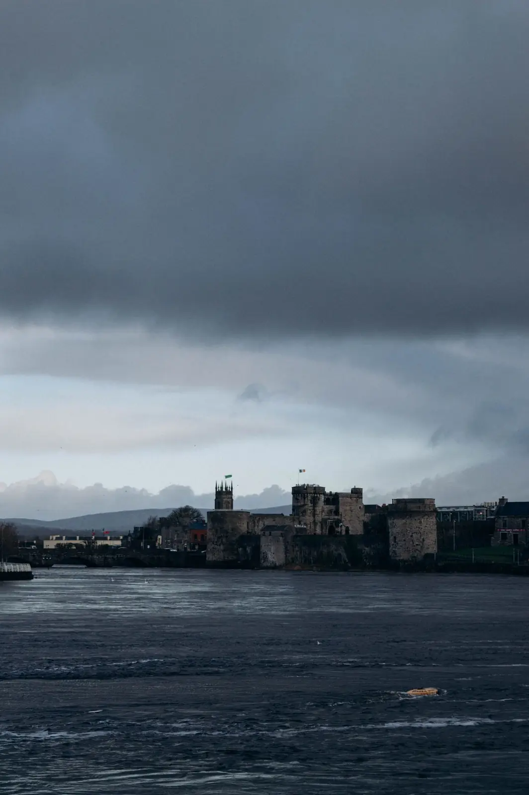 King John’s Castle and its river setting in Limerick