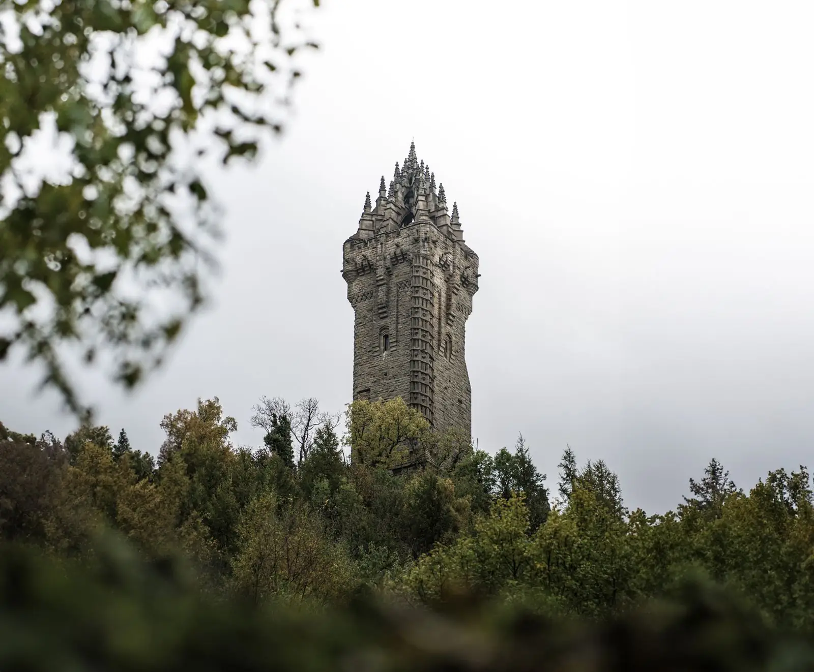 The National Wallace Monument on Abbey Craig in Stirling