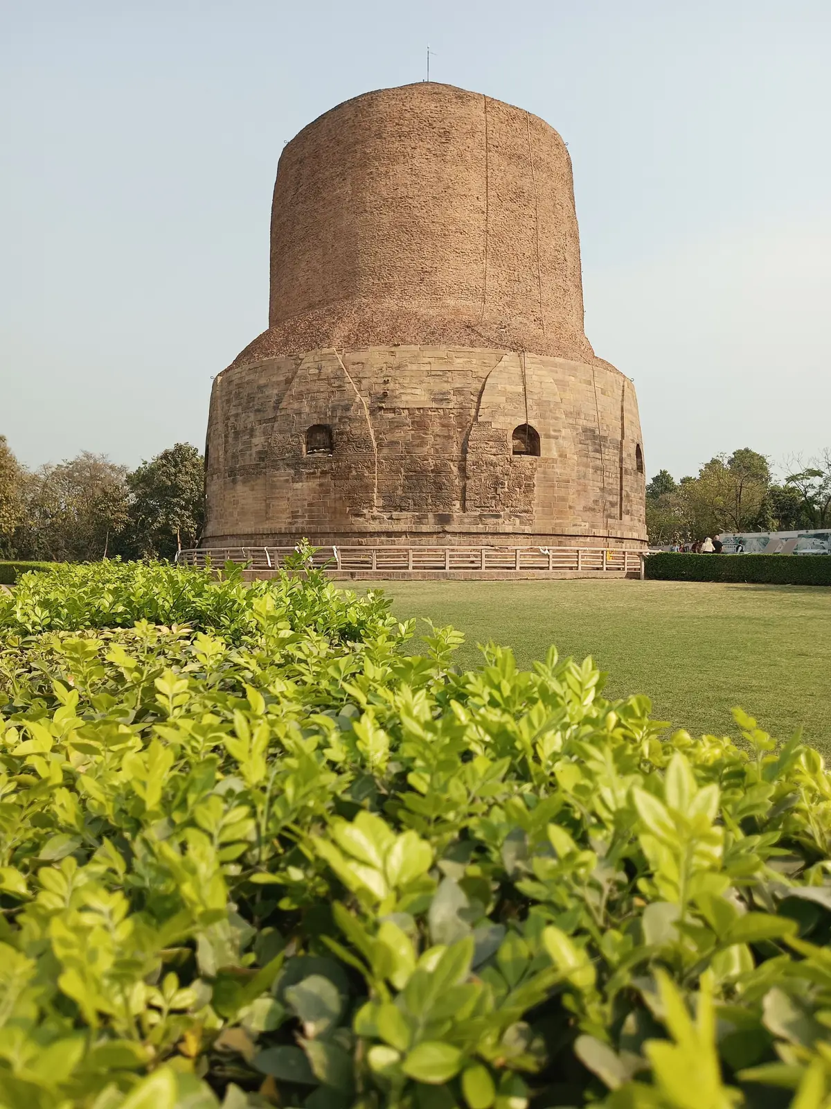 Dhamek Stupa at the archaeological site in Sarnath